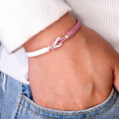 🎁À ma petite-fille "Forever Linked Together" Bracelet tressé fait main💕