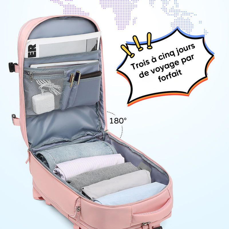 Grand sac à dos de randonnée imperméable pour femmes