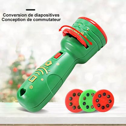 🎁Lampe de projection de torche de projecteur de diapositives