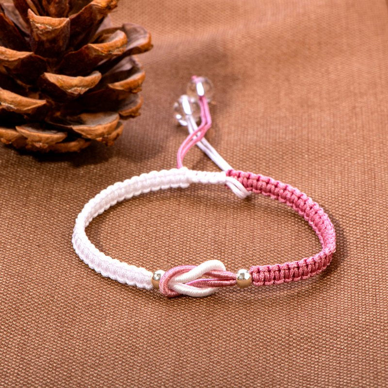 🎁À ma petite-fille "Forever Linked Together" Bracelet tressé fait main💕