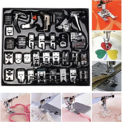 32 Pièces de Pieds Presseur Pour Machine a Coudre en Kit