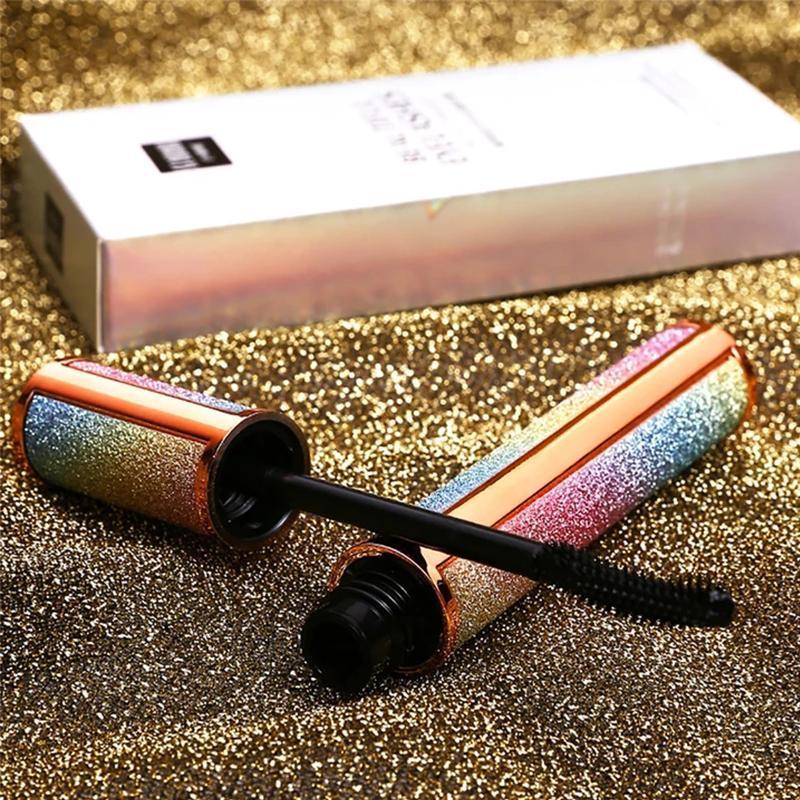 Mascara d'allongement épais en fibre de soie imperméable 4D