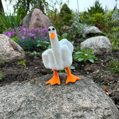 🦆Ornement de canard en forme de majeur🦆
