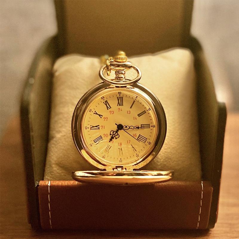 Montre à chaîne de poche à quartz To My Son