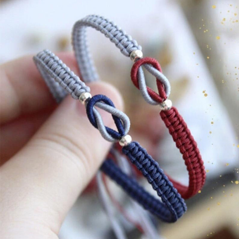 🎁À ma petite-fille "Forever Linked Together" Bracelet tressé fait main💕