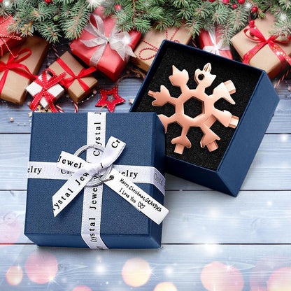 🎁Vente de Noël🎁Outil multifonction flocons de neige en acier inoxydable 18 en 1