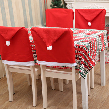 Décoration de couverture de chaise de Noël