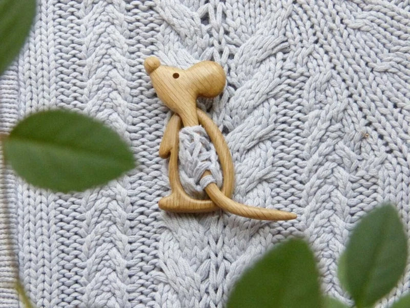 🔥Broche Broche avec Motif Animal en Bois