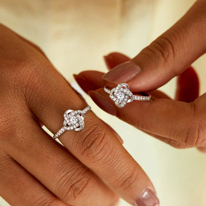 Nœud Sans Fin - Bague et Collier D'amitié