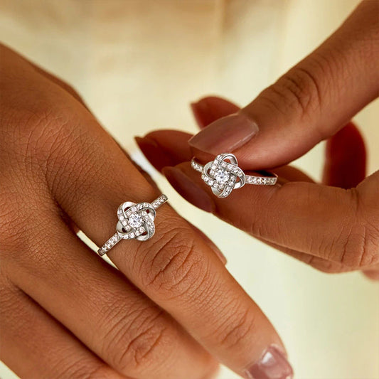 Nœud Sans Fin - Bague et Collier D'amitié