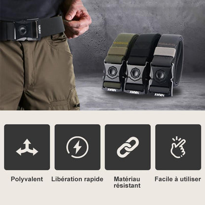 Ceinture Tactique à Boucle Automatique