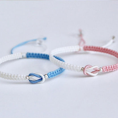 🎁À ma petite-fille "Forever Linked Together" Bracelet tressé fait main💕