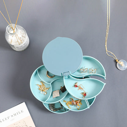 Boîte à bijoux rotative multicouche