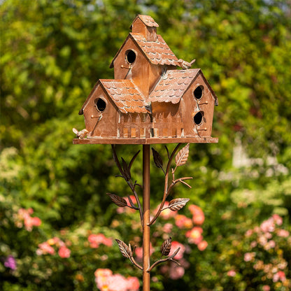 🐦Décoration de Nichoir de Jardin en Métal Créatif