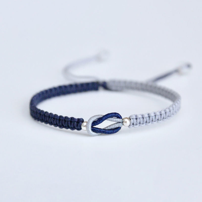 🎁À ma petite-fille "Forever Linked Together" Bracelet tressé fait main💕