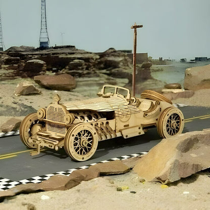 Ensemble de puzzle de modèle mécanique en bois super
