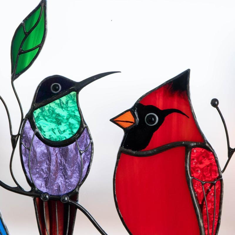 🐦Attrape-soleil Suspendu pour Fenêtre d'Oiseau Taché