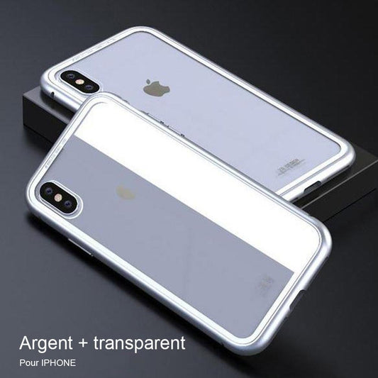 Métal Magnétique Cas Pare-chocs pour iPhone