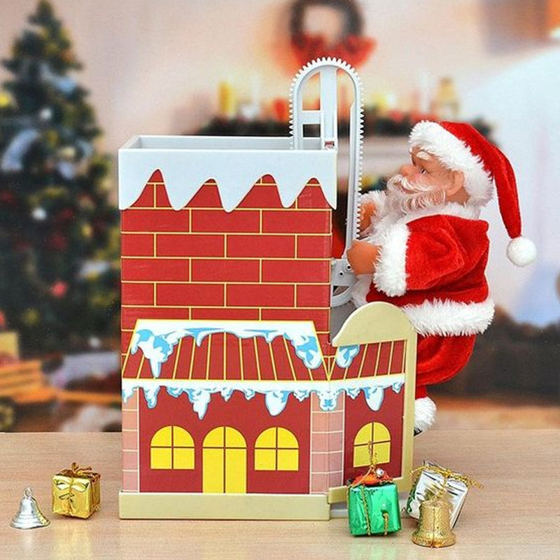 Père Noël grimpant électrique