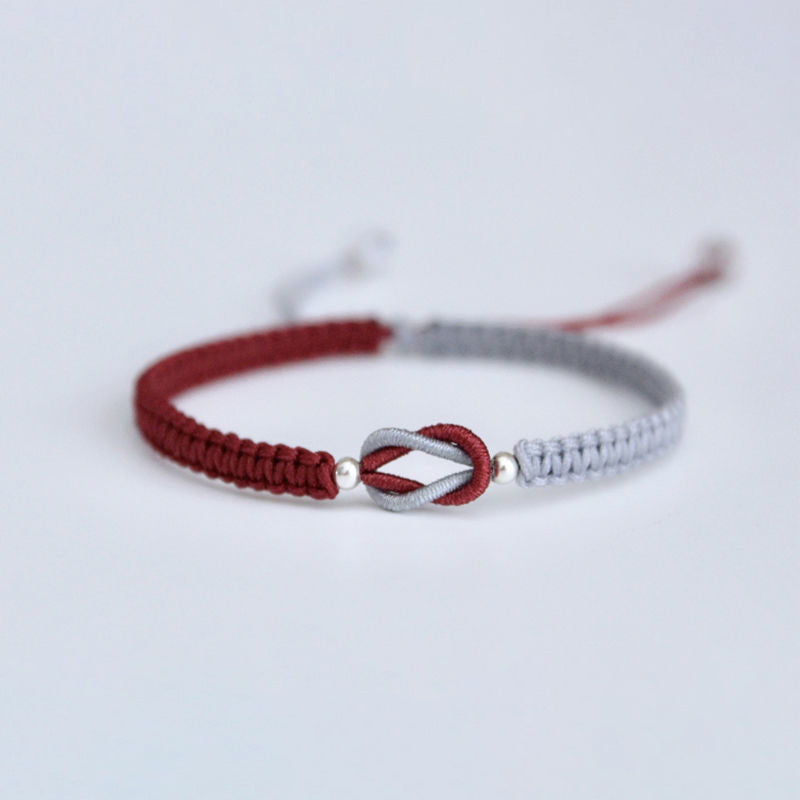 🎁À ma petite-fille "Forever Linked Together" Bracelet tressé fait main💕