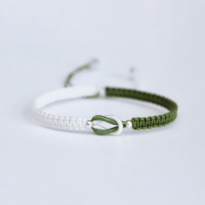 🎁À ma petite-fille "Forever Linked Together" Bracelet tressé fait main💕