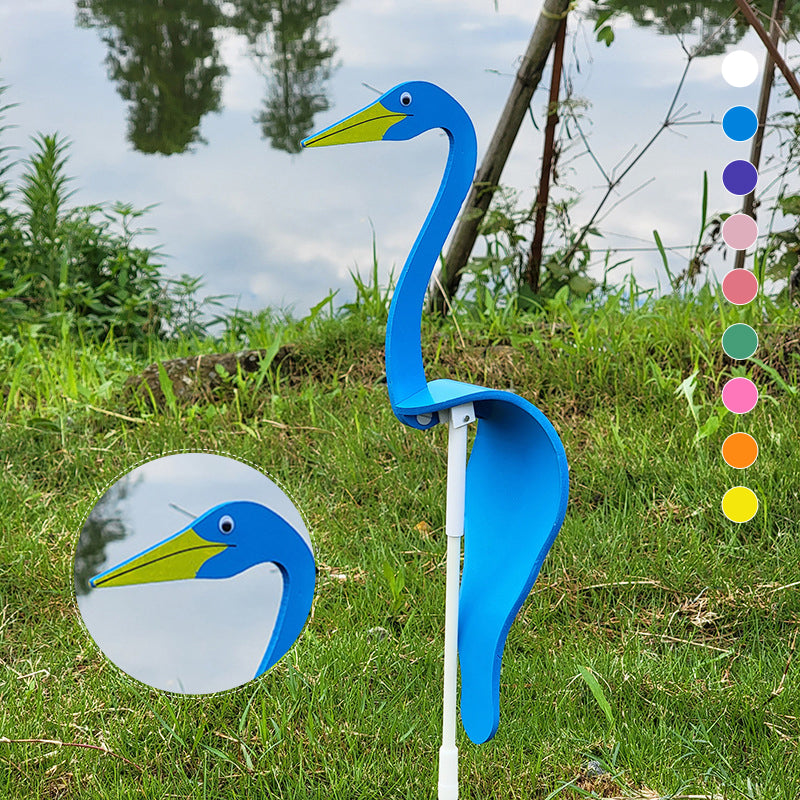 Décoration de jardin oiseaux tournoyants