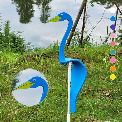 Décoration de jardin oiseaux tournoyants