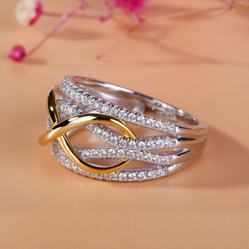 Bague mère et fille pour toujours liées ensemble