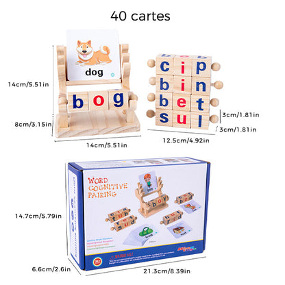 Blocs de lecture en bois