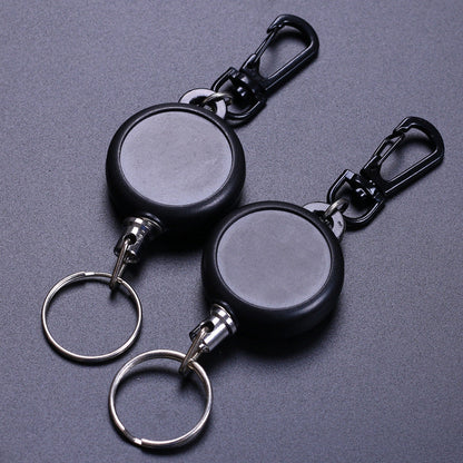 Porte-clés avec Câble Métallique Rétractable