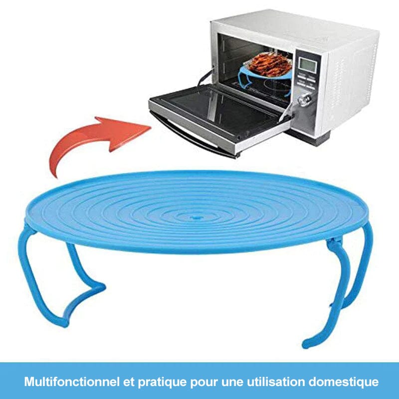 Plateau pliant pour micro-ondes 2 pièces