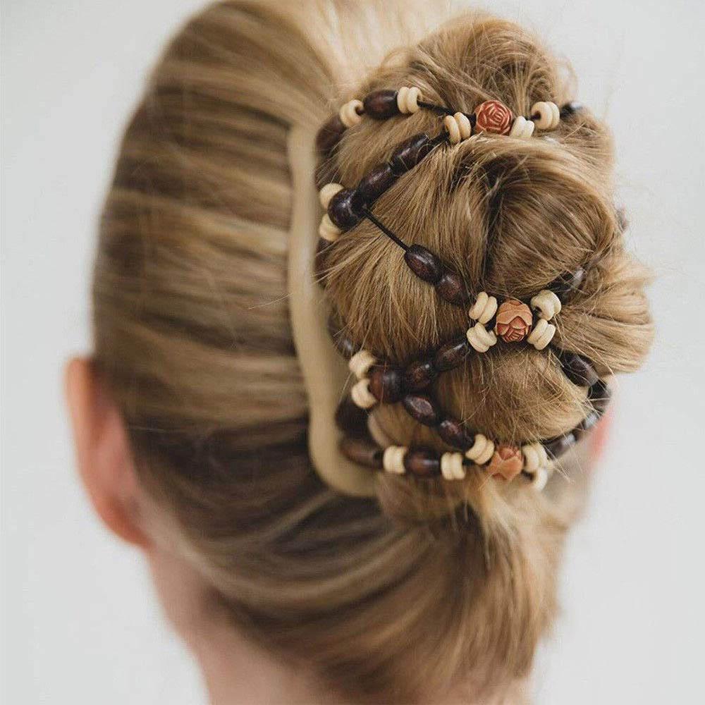 Peigne Magique à Cheveux en Bois à Double Faces