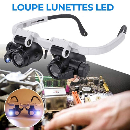 Loupe de Lunettes LED