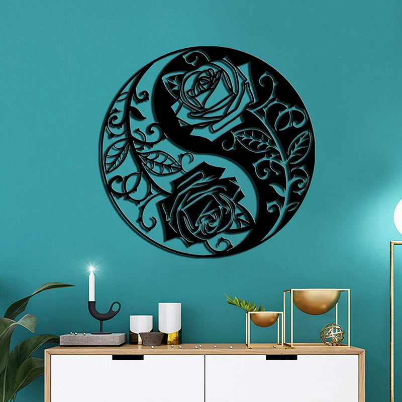 ✨Décoration Murale en Métal Arbre de Vie et 3 Oiseaux à Suspendre