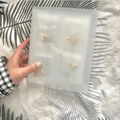 🎁Sac de Rangement Pour Album à Bijoux Transparent Simple
