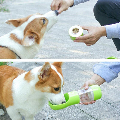 Bouteille d’eau et de nourriture portable pour animaux de compagnie