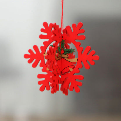 Pendentif en Bois de Noël