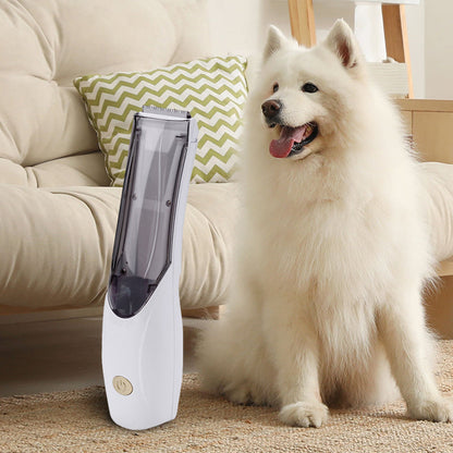 Tondeuse pour poils d'animaux avec aspiration