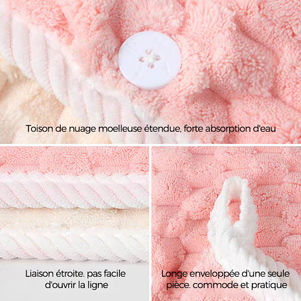 Bonnet Cloud Velvet pour cheveux secs