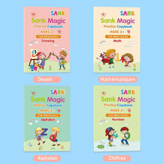 👨‍👶‍👦Cahier d'Exercice d'Écriture pour Enfant d'Âge Préscolaire