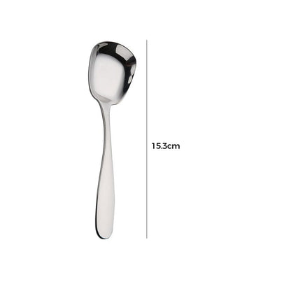 Cuillères en acier inoxydable à tête carrée (achetez-en 2, obtenez-en 1 gratuite)