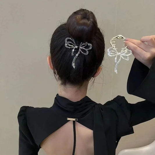 🎅Épingle à cheveux Bow Light Luxury Premium Feeling🎀