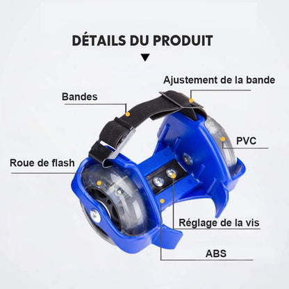 Heel Rollers, Roues Lumineuses à LED