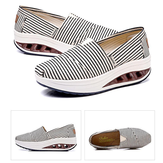 Chaussures De Toile Avec La Bouche Peu Profonde