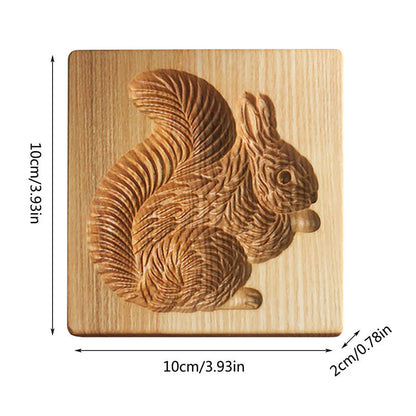 Coupe-biscuits à motifs en bois