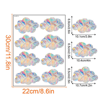Autocollants colorés pour fenêtres