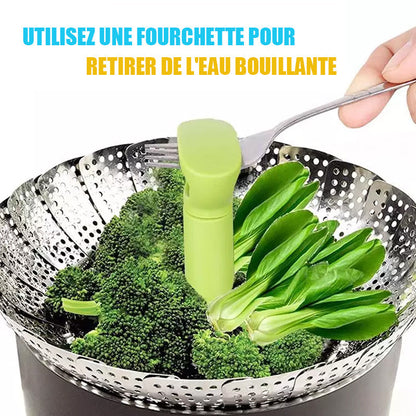 Vapeur Pliante En Acier En Forme De Fleur
