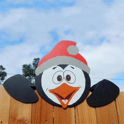 🎅Prévente de Noël🎅Décoration de Clôture sur le Thème de Noël