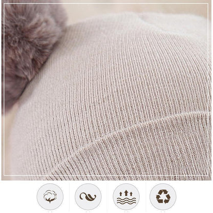 Chapeau et Écharpe Chaud Hiver Pour Bébés