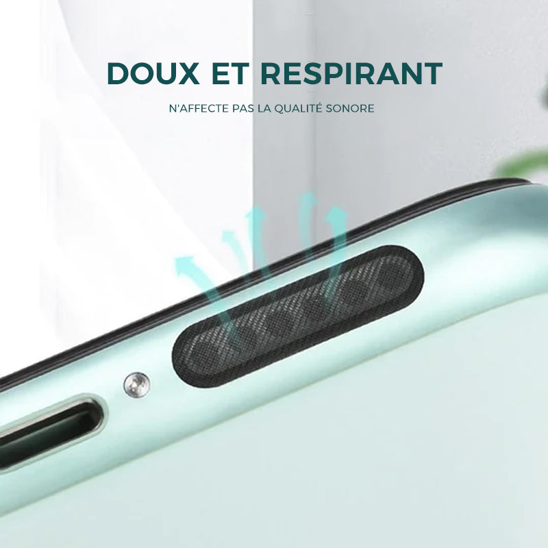 Autocollants de filet anti-poussière pour téléphone portable